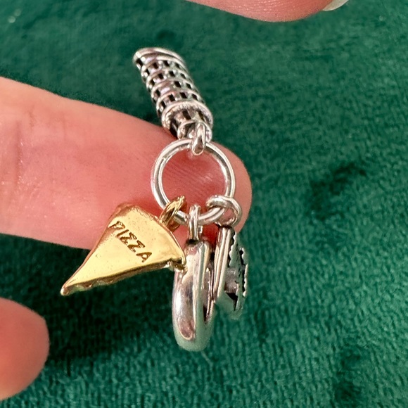 NWOT 🇮🇹 Italia Pisa Silver Pandora World Series Charm - Picture 11 of 13